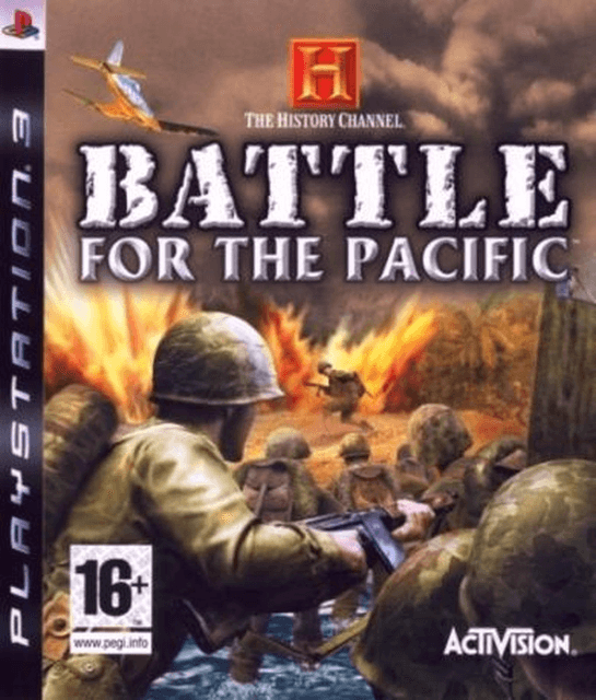 History Channel Battle for the Pacific box art for Playstation 3